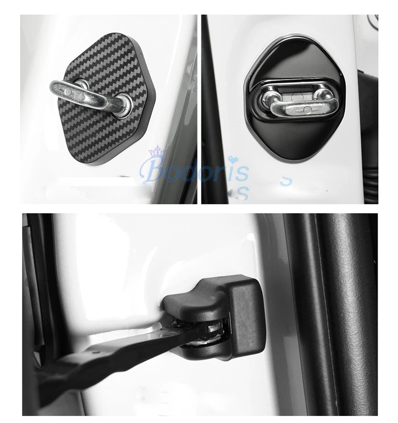Водонепроницаемая Пряжка для дверного замка из углеродного волокна Toyota C-HR C HR