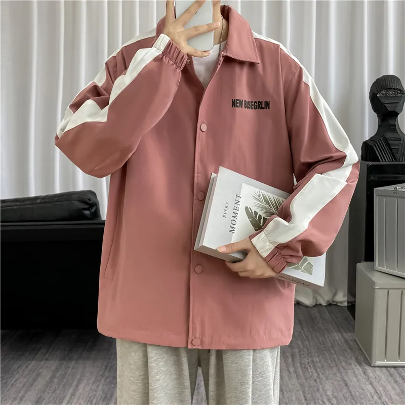 Осень 2021 Новое поступление высококачественные повседневные мужские свободные