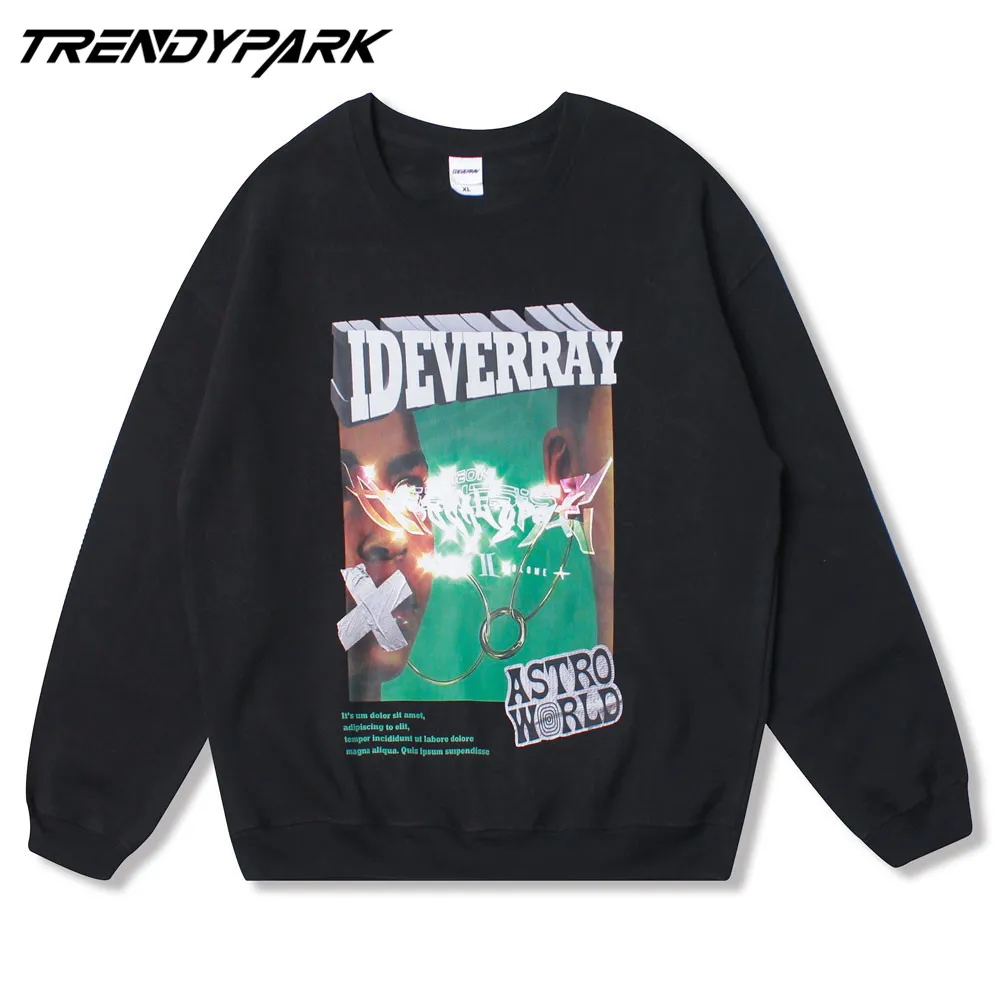 2020 Мужская толстовка удлиненная Модные свитшоты с принтом персонажа флисовая