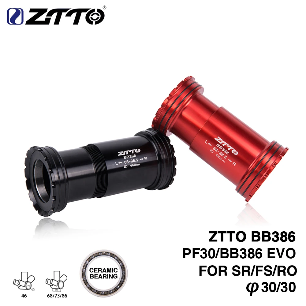 ZTTO BB386 керамический подшипник пресс подходит для нижних скоб 30 мм оси MTB