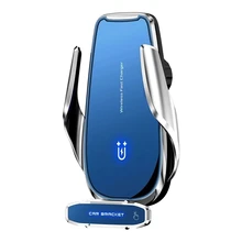 15W Fast Wireless Charger Car Mount Automatic Clamp Phone Holder Compatible for max 7.2 Phone Qi Charger for iphone 12 12 Max