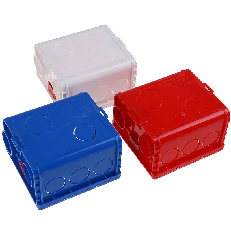 1 шт. 3 крепежное отверстие настенная коробка переключателей для розеток 86 Тип