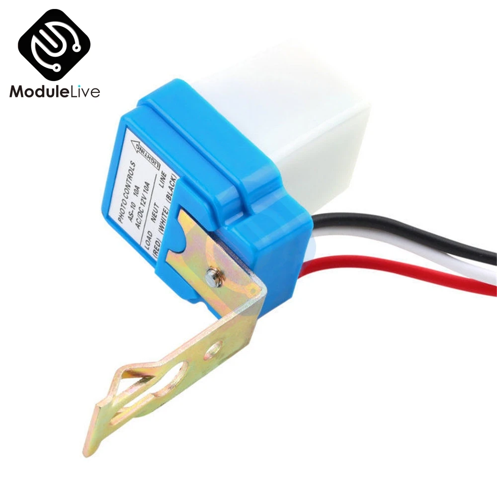 

AC 220V Automatic Auto Switch On Off Photocell street Light Switch 50-60Hz 10A Photo Control Photoswitch Sensor Lamp
