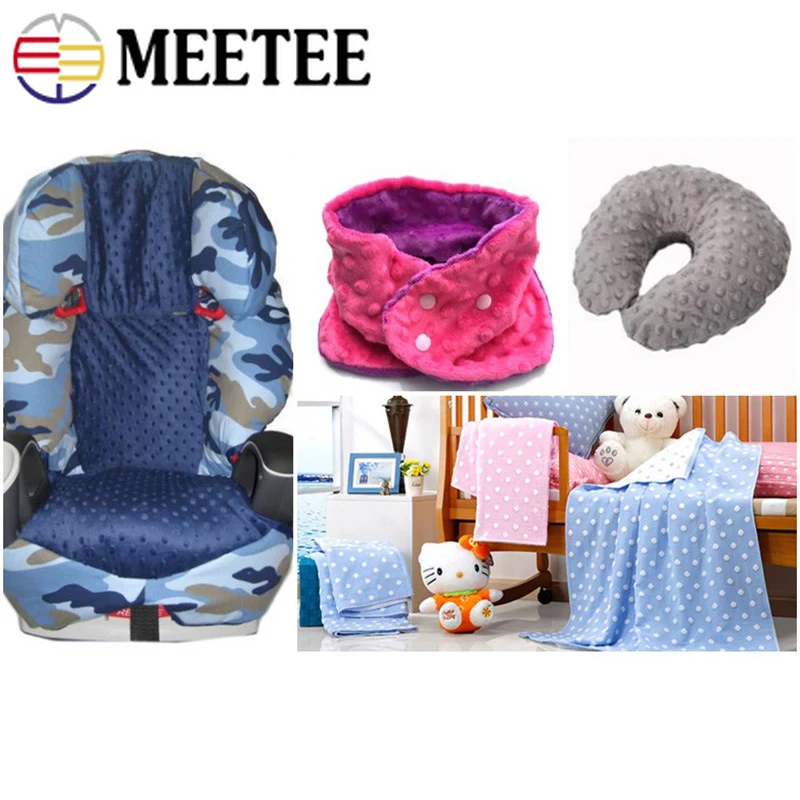 Meetee 50/100 см мягкие плюшевые пузырчатая ткань ткани с высоким уровнем