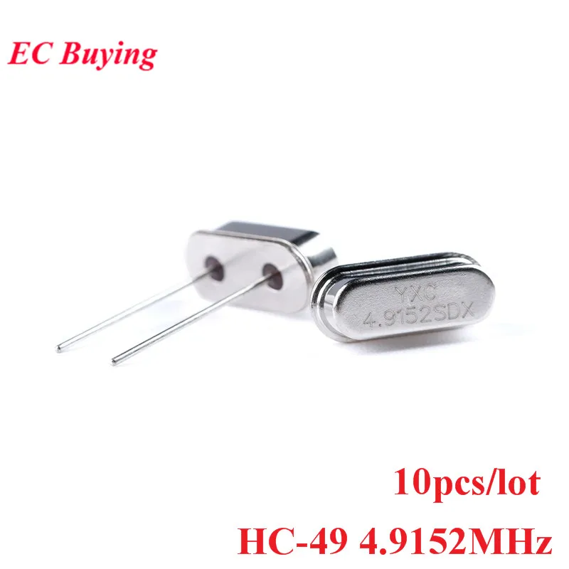 10 шт. электронный Кварцевый резонатор HC 49 | Электронные компоненты и