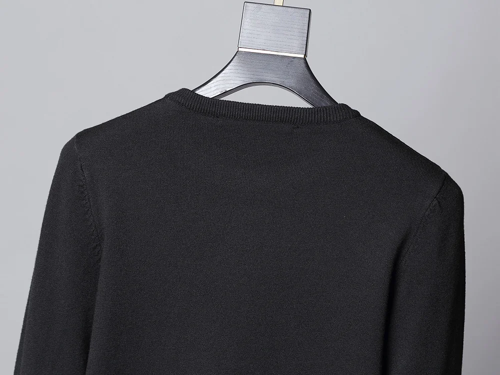 Мужской Повседневный свитер с черепом DUYOU удобный хлопковый перекрестными