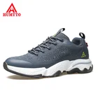 Кроссовки HUMTTO мужские для бега, дышащие кеды для марафона, роскошные дизайнерские, Спортивная прогулочная обувь, черные