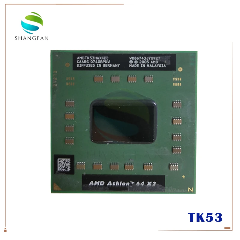 AMD Athlon 64 X2 TK53 TK 53 AMDTK53HAX4DC ноутбук процессор Процессор гнездо S1|athlon x2|socket s1amd athlon x2 |