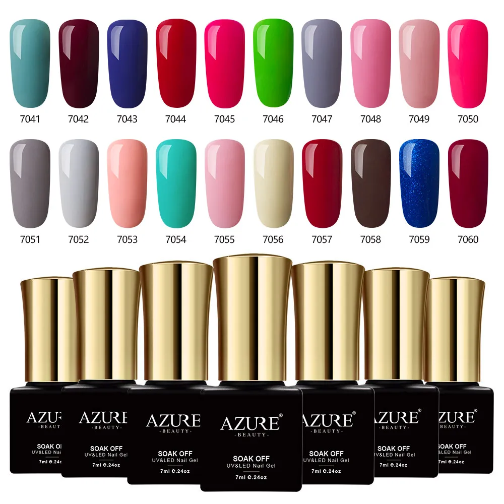 Azure beauty 7 мл Гель лак для ногтей замачиваемый дизайн светодиодный Эмаль