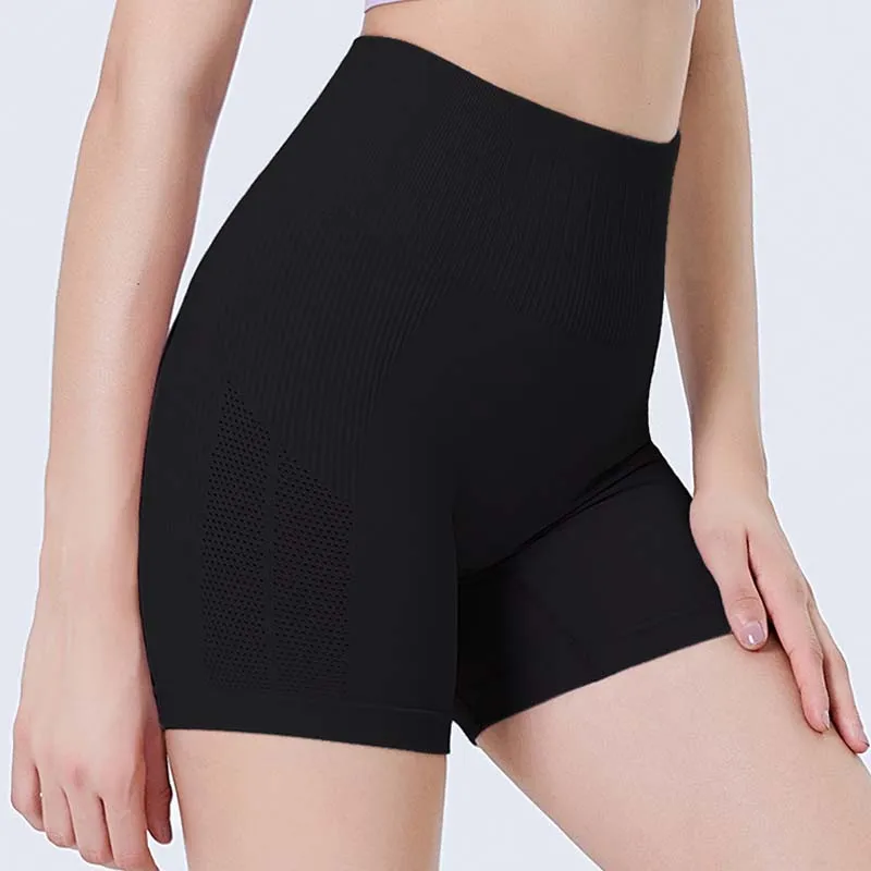 

NORMOV Summer Women Shorts Workout High Waist Push Up Spandex Hot Short Casual Solid Feminina Shorts