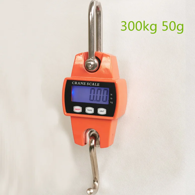 B 150 кг 200 кг 300 кг 500 кг ЖК-цифровые весы для багажа сверхмощные весы с подвесным крючком портативные цифровые весы из нержавеющей стали Скидка 40 - Цвет: B