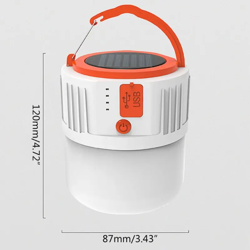 

Portable Lanterns Solar LED Camping Light For Outdoor Tent Lamp Q1FF