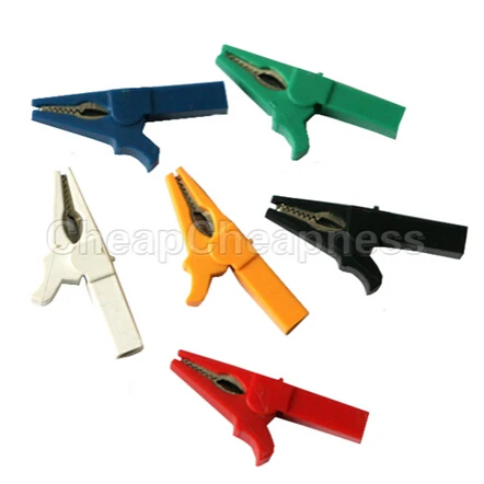 

1PC 55mm Full Insulated Crocodile Alligator Clips With 4mm Socket Banana Jack Test Clamp Wire Clip