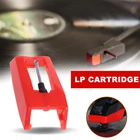 Новинка, 2 шт., двойной Магнитный стерео-Стилус с подвижной магнитной записью, графический проигрыватель для LP, виниловый фонограф