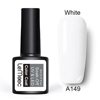 A149 LEMOOC Гель-лак для ногтей 8 мл матовый лак для маникюра, УФ-лак Полупостоянный Гибридный гель для ногтей - Цвет: A149