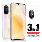 999D HD Взрывозащищенная Гидрогелевая пленка для Huawei Nova 8, задняя передняя защита экрана, не стекло на стекле камеры Hauwei Hawei Nova8