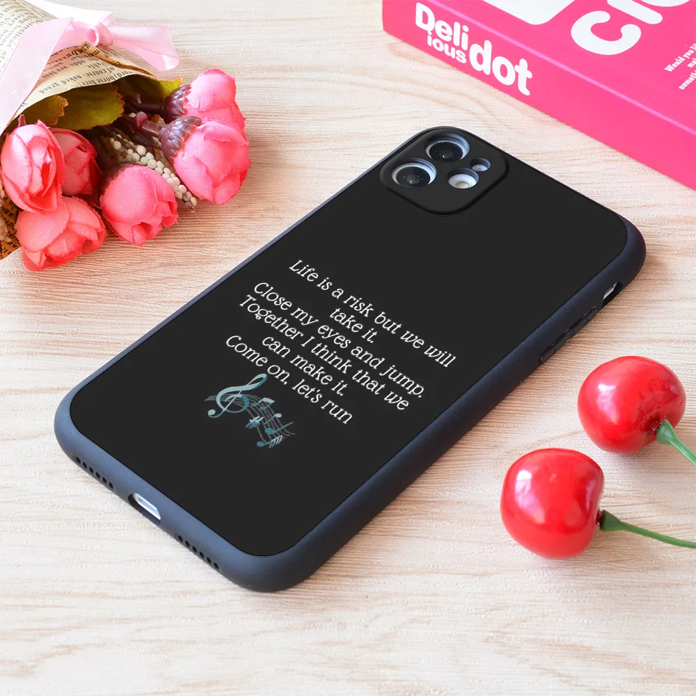 

For iPhone Julie And The Phantoms Quote Print Soft Matt Apple iPhone Case