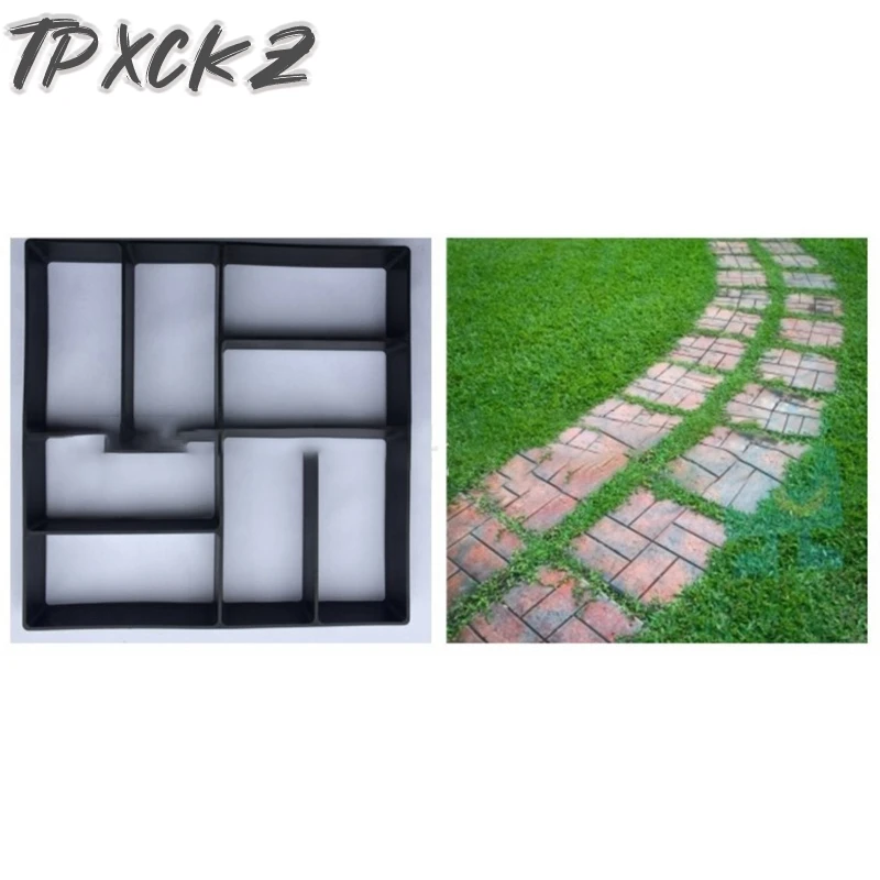 

Concrete Molds Making DIY Paving Mould Home Garden Floor Road Concrete Stepping Driveway Stone Path Mold Patio Maker Tools