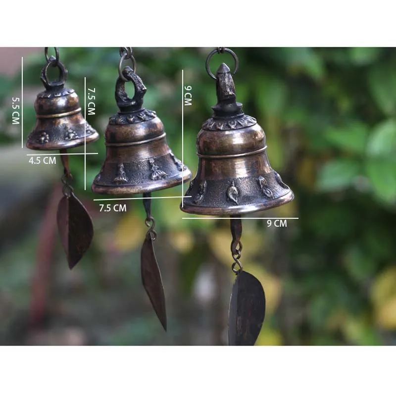 Китайские колокольчики из чистой меди старинный ветряной колокольчик украшение