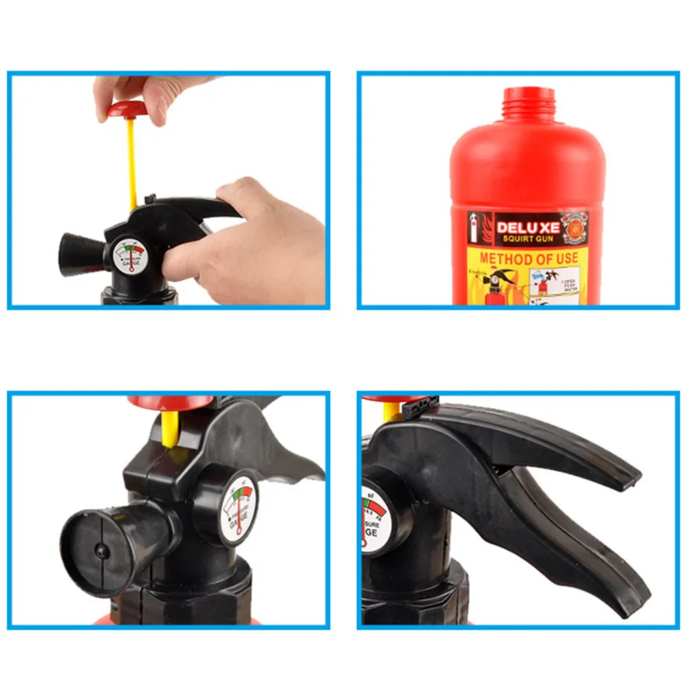 1 шт. игрушка-распылитель воды имитация огнетушителя водяной пистолет для пляжа