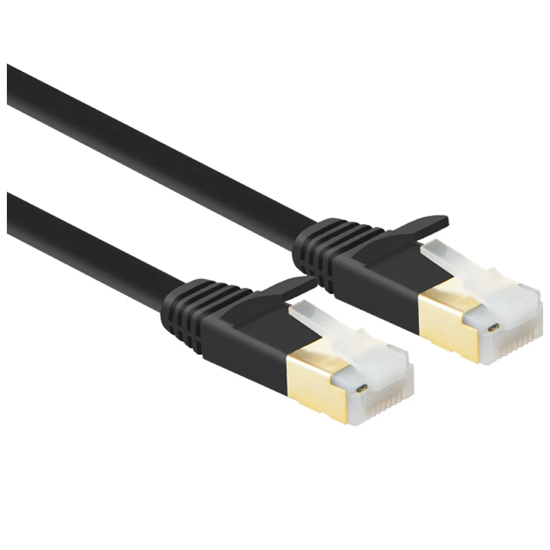 CAT7 Ethernet кабель RJ45 10 ГБ быстрый экранированный SSTP сетевой плоский LAN патч корд Cat7