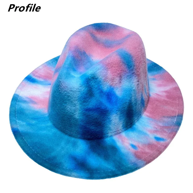 

Фетровая шляпа, мужская и женская, демисезонная, в классическом стиле, с градиентным неровным узором