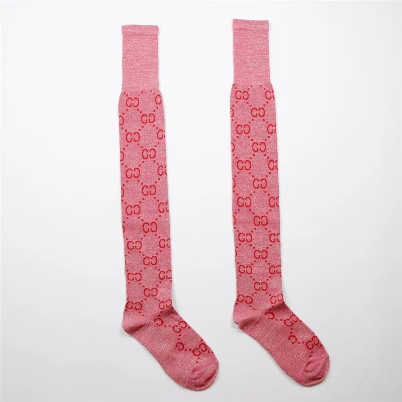 

Designer Socks Elastic High Knee Socks Letter Socks Colorful Socks Cotton Letter Socks Girls Knee Socks Women Warm Long Socks