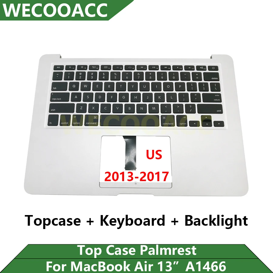 

Оригинальная Подсветка Клавиатуры US Topcase Для Macbook Pro Air 13 "A1466, подставка для рук в верхнем корпусе 2013 2014 2015 2017 лет