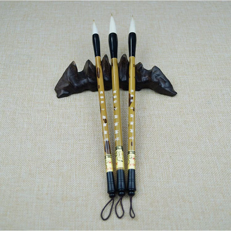 Кисти EZONE для китайской каллиграфии 1 шт. ручка кисть акварели письма с волчьей