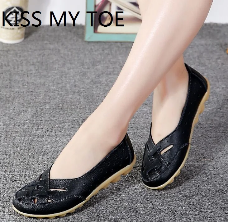 2019 большой Размеры из натуральной кожи Мягкая Повседневная дышащая обувь