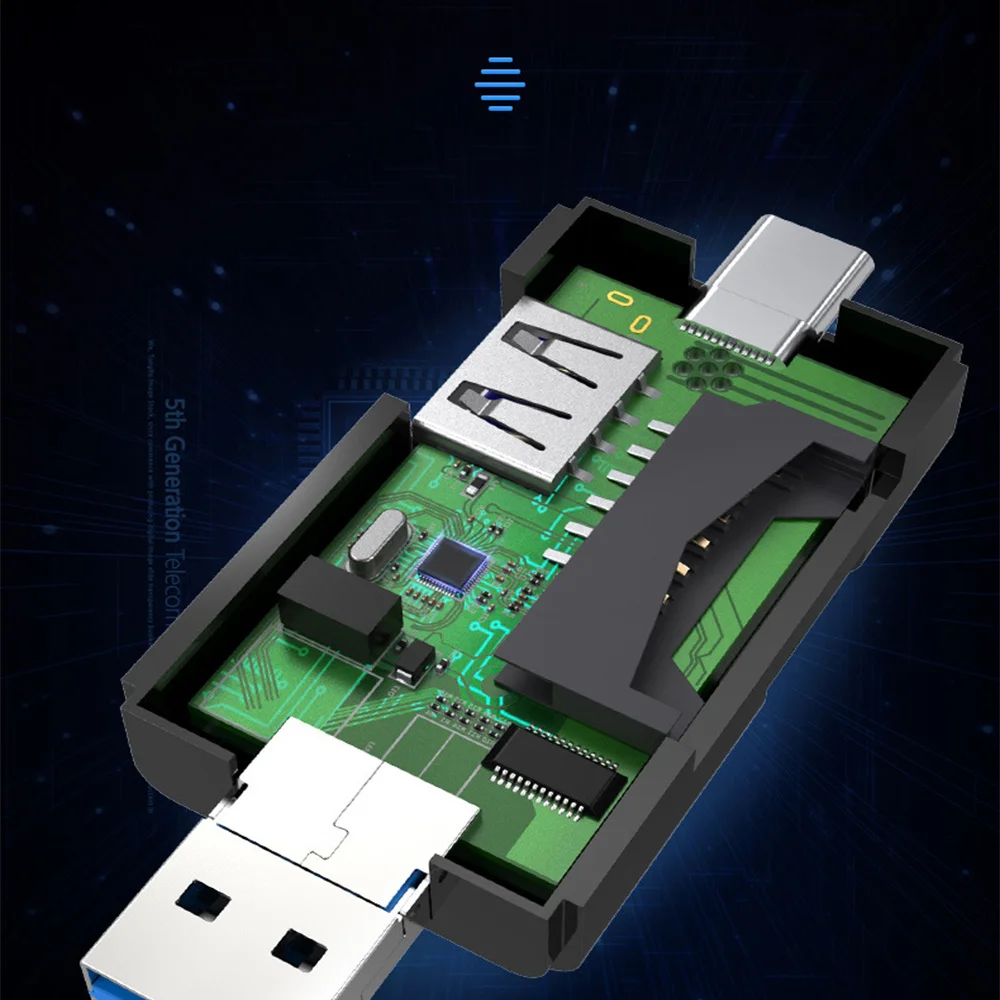 

Card reader USB3.0 type-c Android mobile computer multi-function OTG2.0 SD/TF/U disk