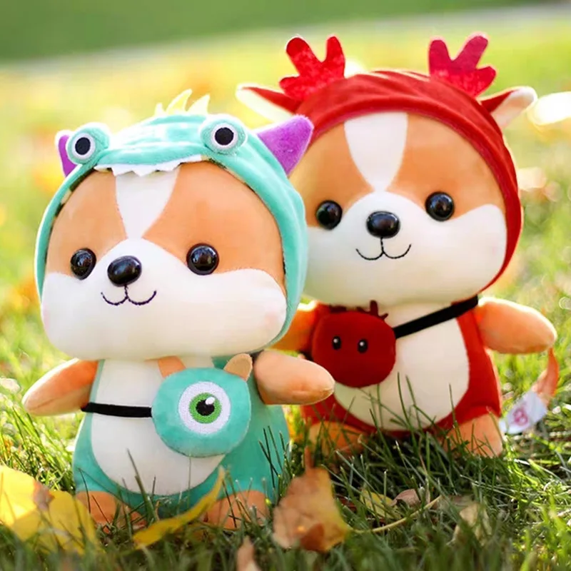 

Squirrel Plush Toys Pretty Lovable Animal Doll Model Transformation Dinosaur Girls Present Movies TV Children Gift Stuffed Toy