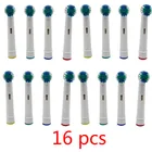 Насадки для электрической зубной щетки Oral B 3D, 16 шт., SB-17A, 4 цвета