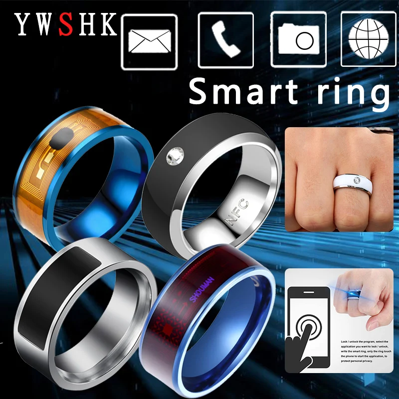 Новый модный Технология NFC Smart палец кольцо для Android/Apple мобильный телефон с