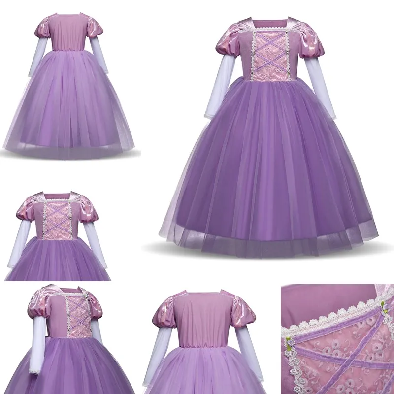 Костюм принцессы для девочек Детский костюм на Хэллоуин семейная детская одежда