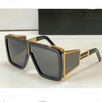 stylish overall big frame sunglasses for men luxury designer brand glasses women big face one piece sunshade mirror original box