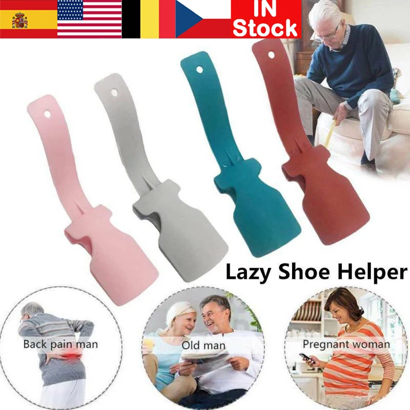 

Lazy Unisex Wear Shoe Horn Helper Shoehorn Shoe Easy on and off Shoe Sturdy Slip Aid Shoe Helper Shoespooner Shoes Lifter Tool