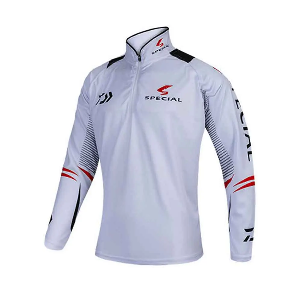 

DAIWA Fishing Shirt Jersey Tops Breathable Long-Sleeve Hoodies Hiking Cycling Jacket Sun Protection Clothes