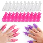 10 шт., пластиковые зажимы для снятия лака для ногтей