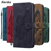 wallet phone case for motorola moto g30 coque card holder shockproof embossed butterfly flip stand leather protection cover capa