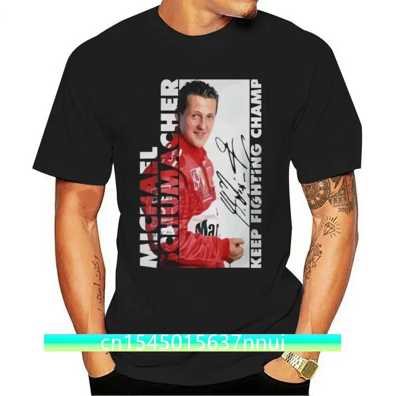 

Men tshirt MICHAEL SCHUMACHER KEEP FIGHTING Unisex T Shirt Printed T-Shirt tees top