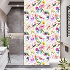 Оконная пленка, красивые цветы, наклейка на стекло, УФ-Блокировка, контроль тепла, Оконные покрытия, тинт для окна для домашнего декора