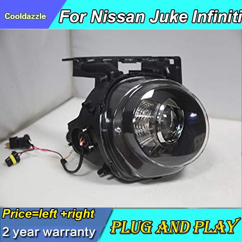 Комплект из 2 предметов головной светильник для NISSAN Juke Infiniti эсквайр светодиодный