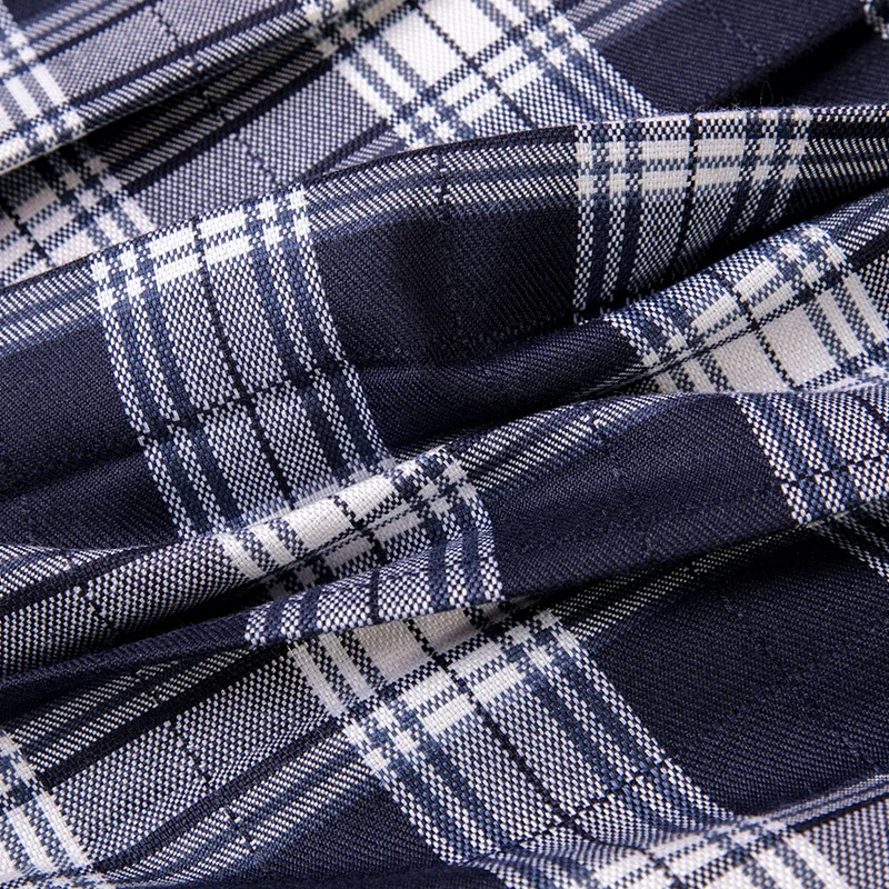 Летняя Клетчатая мини-юбка винтажная Женская юбка-плиссе с высокой талией