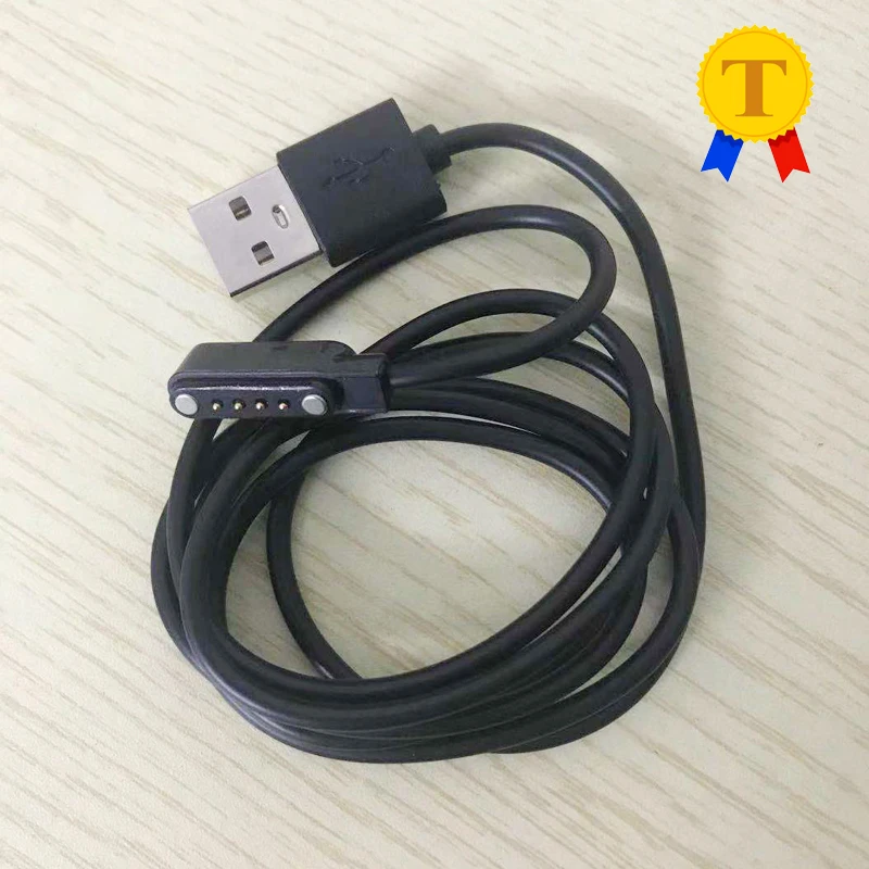4PIN 7.62MM Magnetic Charging Cable Data Transmission Line For Zeblaze Thor 5 Pro/6 9850 V9 X361Pro Smart Watches
