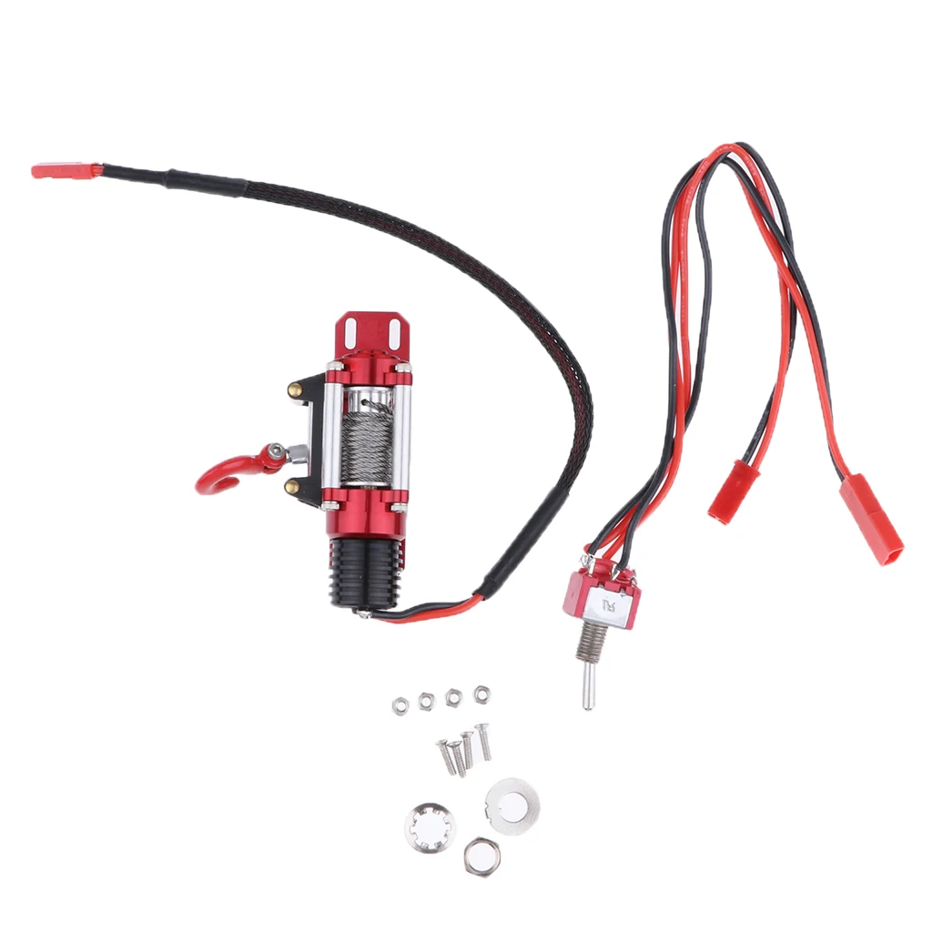 

Автоматическая лебедка с дистанционным управлением, переключатель гусеничной лебедки для замены радиоуправляемого автомобиля SCX10