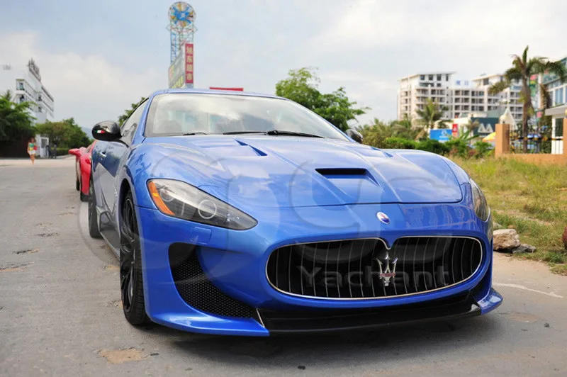 

Front Bumper With Carbon Fiber Front Lip Fit For 2008-2013 Gran Turismo GT Sport GTS GT-MC-C-Style Front Bumper w/ CF Front Lip