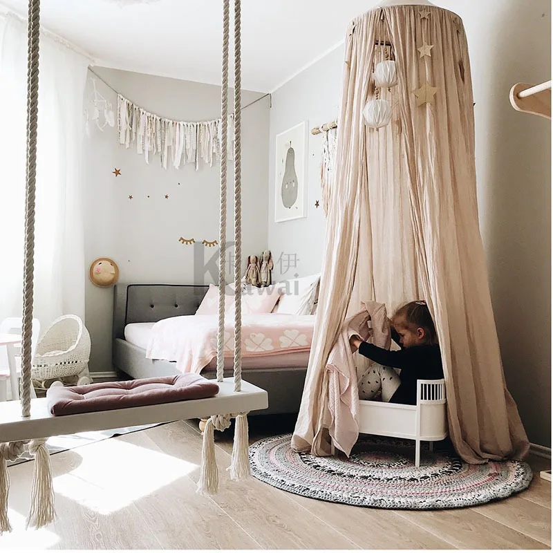 Детские качели в скандинавском стиле ручная качающаяся корзинка сиденье отлично