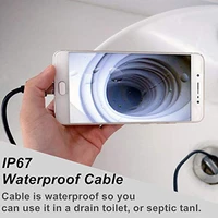endoscope camera tube borescope waterproof usb camera with 7mm 5 5mm lens 6 leds light for android phone tablet windows pc