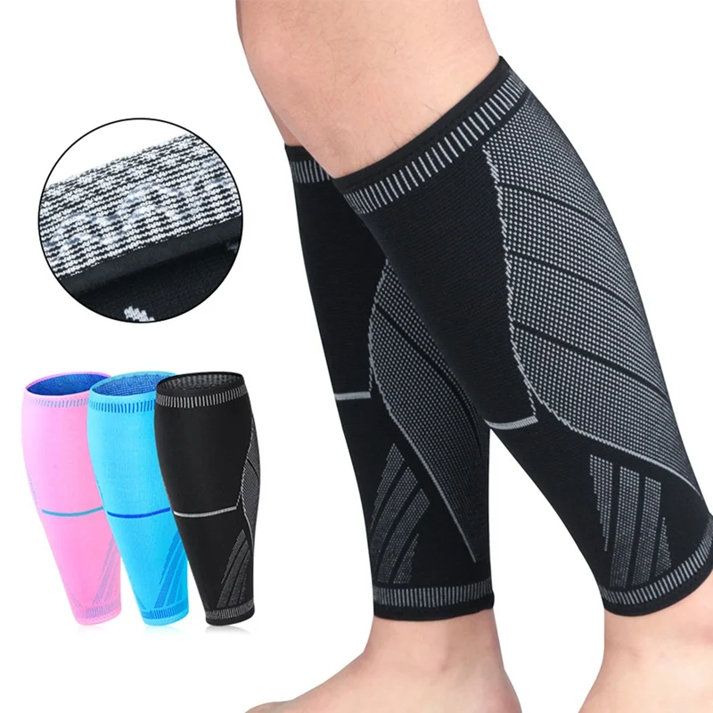 1pcs Running Athletics Compression Sleeves Leg Calf Shin Splints Elbow Knee Pads Protection Sports Safety Unisex | Спорт и